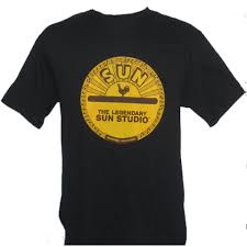 T-Shirt schwarz , Sun-Studio-Logo XL