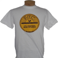 T-Shirt, Sun-Studio-Logo, weiss