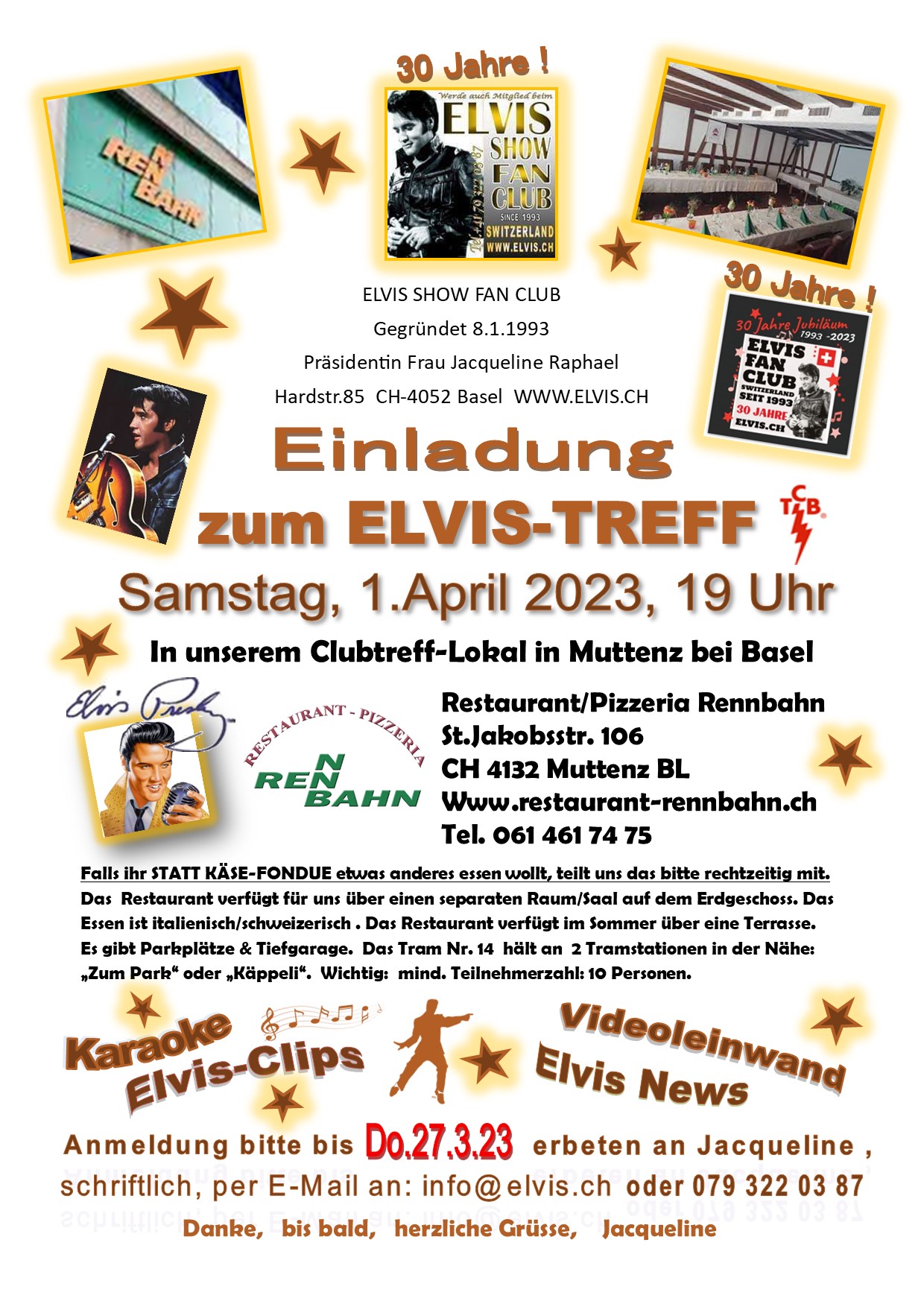 Elvis Club Treff 1.4.2023