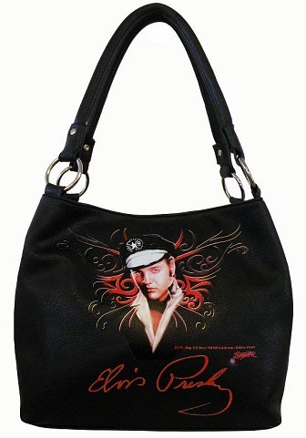 Purse Tasche Elvis Biker