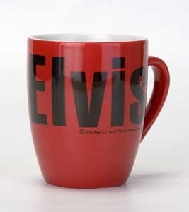 Rote Tasse &quot;I love Elvis&quot;