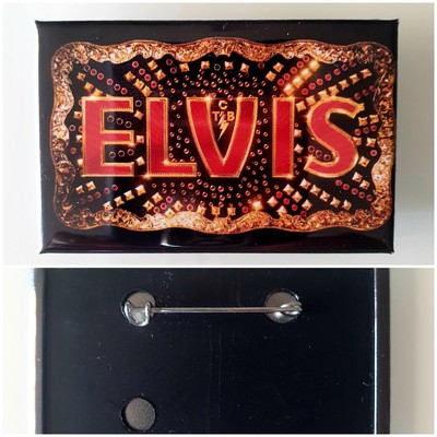 Button "Elvis-Fim" eckig