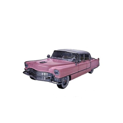 Magnet Pink Elvis & Caddy