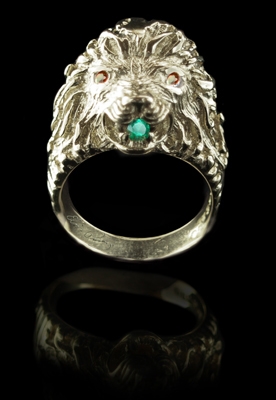 Lion Ring silber (Löwen-Ring)