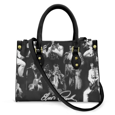 Tasche mit S/W Elvis Collage