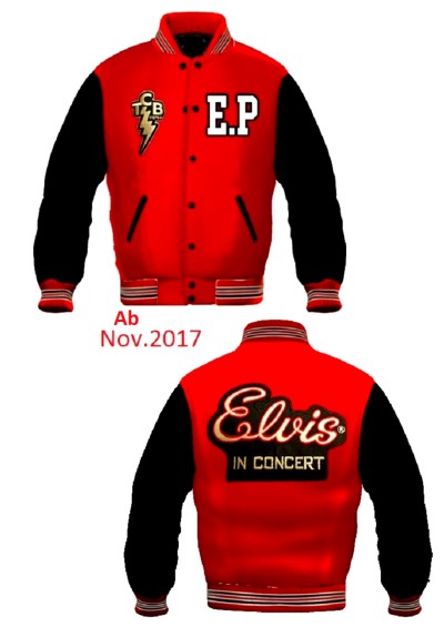 Jacke Elvis In Concert rot / red